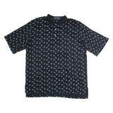 POLO RALPH LAUREN Mens Polo Shirt Black Polka Dot L