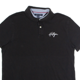 TOMMY HILFIGER Mens Polo Shirt Black L