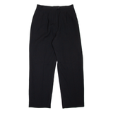 Womens Trousers Black Relaxed Tapered W28 L27