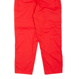C.V Womens Trousers Red Regular Mom 90s W24 L28