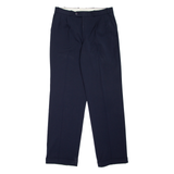 SCHILD Mens Trousers Blue Regular Straight W32 L32