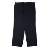 DICKIES Workwear Womens Trousers Black Relaxed Straight W38 L29