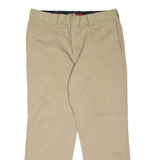 DICKIES 874 Workwear Mens Trousers Beige Regular Straight W38 L31