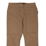 COS Womens Trousers Brown Regular Tapered Wool W34 L26