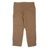 COS Womens Trousers Brown Regular Tapered Wool W34 L26