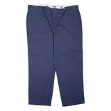 DICKIES 874 Workwear Mens Trousers Blue Regular Straight W42 L30