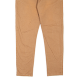 KANGOL Chino Mens Trousers Beige Slim Tapered W34 L30