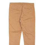KANGOL Chino Mens Trousers Beige Slim Tapered W34 L30