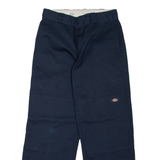 DICKIES Workwear Mens Trousers Blue Loose Straight W30 L30