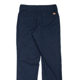 DICKIES Workwear Womens Trousers Blue Slim Tapered W29 L30