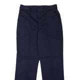 DICKIES Redhawk Workwear Mens Trousers Blue Regular Straight W34 L32