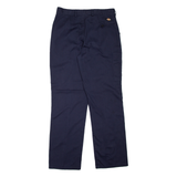 DICKIES Redhawk Workwear Mens Trousers Blue Regular Straight W34 L32