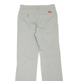 DICKIES Workwear Womens Trousers Grey Relaxed Straight W30 L32