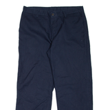 DICKIES Workwear Mens Trousers Blue Loose Straight W36 L30