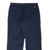 DICKIES Workwear Mens Trousers Blue Loose Straight W36 L30