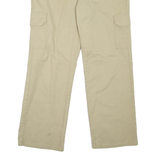 DICKIES Cargo Workwear Womens Trousers Beige Relaxed Straight W36 L30