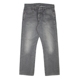 LEVI'S 501 Jeans Mens Grey Regular Straight Stone Wash W31 L27