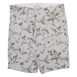 LEVI'S Mens Chino Shorts White Floral M W30