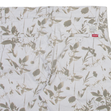 LEVI'S Mens Chino Shorts White Floral M W30