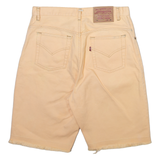 LEVI'S 501 Womens Casual Shorts Orange M W30