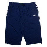 UMBRO Mens Casual Shorts Blue Relaxed 2XL W38