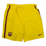 NIKE FC Barcelona Away Mens Sports Shorts Yellow M W32