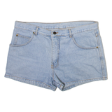 Womens Denim Shorts Blue L W34