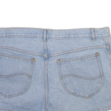 Womens Denim Shorts Blue L W34
