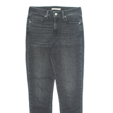 LEVI'S 721 Womens Jeans Grey Regular Tapered Stone Wash W29 L30