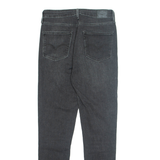 LEVI'S 721 Womens Jeans Grey Regular Tapered Stone Wash W29 L30