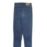 LEVI'S Womens Jeans Blue Regular Skinny Stone Wash W25 L31
