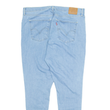 LEVI'S Womens Jeans Blue Regular Tapered Stone Wash W36 L32