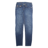 TRUE RELIGION Mens Jeans Blue Regular Tapered Stone Wash W24 L29