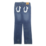 TRUE RELIGION Mens Jeans Blue Regular Straight Stone Wash W29 L32