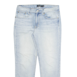 RALPH LAUREN Womens Jeans Blue Regular Straight Stone Wash W32 L29