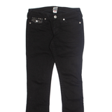 TRUE RELIGION Womens Jeans Black Regular Straight W28 L32