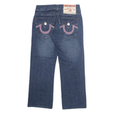 TRUE RELIGION Mens Jeans Blue Regular Straight Stone Wash W32 L27