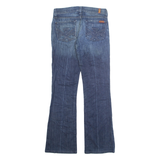 7 FOR ALL MANKIND Womens Jeans Blue Regular Bootcut Stone Wash W26 L28