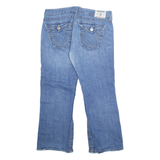 TRUE RELIGION Mens Jeans Blue Regular Straight Stone Wash W32 L27