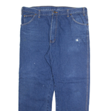 DICKIES Mens Jeans Blue Regular Straight W40 L30