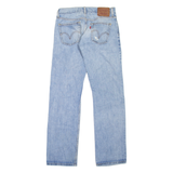 LEVI'S 514 Jeans Distressed Mens Blue Slim Straight Stone Wash W30 L32