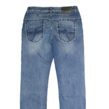 CAMP DAVID Mens Jeans Blue Regular Straight Stone Wash W32 L34