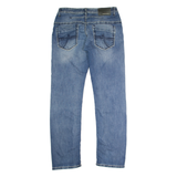 CAMP DAVID Mens Jeans Blue Regular Straight Stone Wash W32 L34