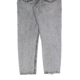 YEP Distressed Mens Jeans Grey Loose Tapered Acid Wash W30 L26
