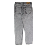 YEP Distressed Mens Jeans Grey Loose Tapered Acid Wash W30 L26