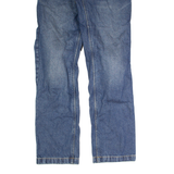 SPIRIT MOTORS Armoured Mens Jeans Blue Regular Tapered Stone Wash W29 L30