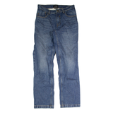 SPIRIT MOTORS Armoured Mens Jeans Blue Regular Tapered Stone Wash W29 L30