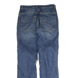 SPIRIT MOTORS Armoured Mens Jeans Blue Regular Tapered Stone Wash W29 L30