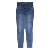 LEVI'S Mile High Womens Jeans Blue Slim Skinny Stone Wash W29 L30