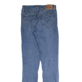 LEVI'S 711 Womens Jeans Blue Slim Skinny Stone Wash W26 L30